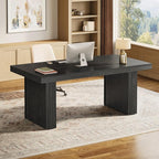 Tribesigns 63" Executive Desk, Large Office Computer Desk - Image 4