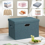 Graciadeco Large 17" 36 Quart Collapsible Stackable Storage Bins - Image 6