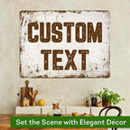 Custom Sign, Custom Street Sign, 11 Font Colors, 13 Font Styles, 4 Hole Options - Image 4