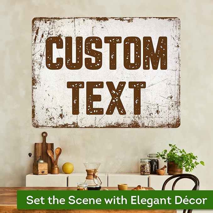 Custom Sign, Custom Street Sign, 11 Font Colors, 13 Font Styles, 4 Hole Options - Image 4