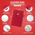 Clever Fox Planner 2nd Edition – Colorful Weekly & Monthly Goal Planner - Image 2