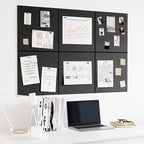 Neatsure Large Cork Board for Wall, 6 Panels Felt Tiles Tack Push Pin Board for - Image 2
