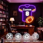 Custom Football Jersey Neon Signs - Image 2
