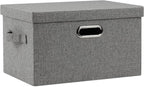 Graciadeco Medium 15" 21 Quart Collapsible Stackable Storage Bins by GraciadecoStorage