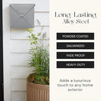 NACH Mailboxes for Outside Wall Mount, Waterproof Mailboxes for Outside - Image 6