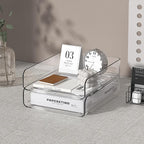 FANXIYQ 2-Tier Acrylic Paper Tray Organizer - Image 2