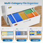 PEUKC 2 Drawer File Cabinet, Lateral Filing Cabinets - Image 4