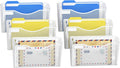 Samstar 6 Pack Mesh Wall Mounted File Holder Metal Wall File Pocket Mail