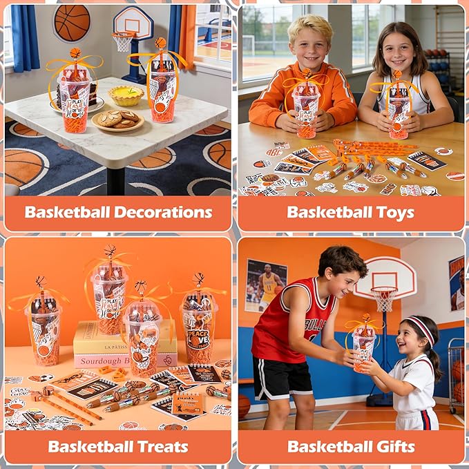 LiYiQ 247 Pcs Basketball Party Supplies Return Gifts - Image 5