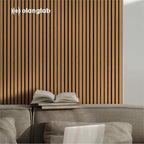 Olanglab Wood Slat Wall Panels 4 Pack, Wooden Acoustic Wall Panels, 94.5"x12.6" - Image 6