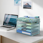 Docnest 5 Tier Mesh Desk Organizer- Letter Tray - Image 6