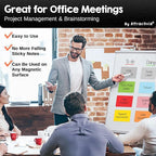 Attractivia Dry Erase Magnetic Labels 5.6 x 3.7 in, Solid Colors, Large Dry - Image 5