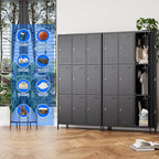 SUPEER 9 Doors Metal Lockers for Employees - Image 5