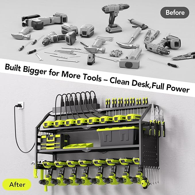 YFFSRJDJ Power Tool Organizer Wall Mount - Image 6