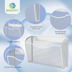 MINDEPOT Wall File Organizer, Hanging Wall Mounted File Folder Binder Holder - Image 3