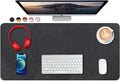 SUJAYU Dual Sided PU Leather Desk Pad, Mouse Pad, Office Desk Mat, Non-Slip by SUJAYU