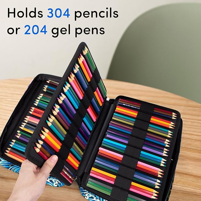 YOUSHARES 300 Slots Color Pencil Case - Image 2