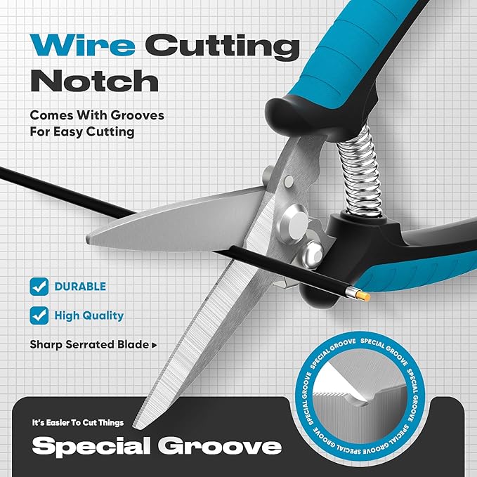 GARTOL 8" Scissors All Purpose Heavy Duty - Image 2