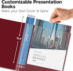 Dunwell Presentation Binder 24-Pocket, Displays 48 Pages, 8.5x11 Portfolio - Image 2