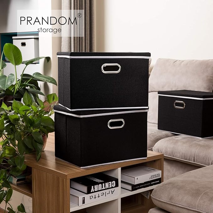 PRANDOM Extra Large Collapsible Storage Bins - Image 2