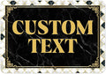 Custom Sign, Custom Street Sign, 11 Font Colors, 13 Font Styles, 4 Hole Options by MySignCenter