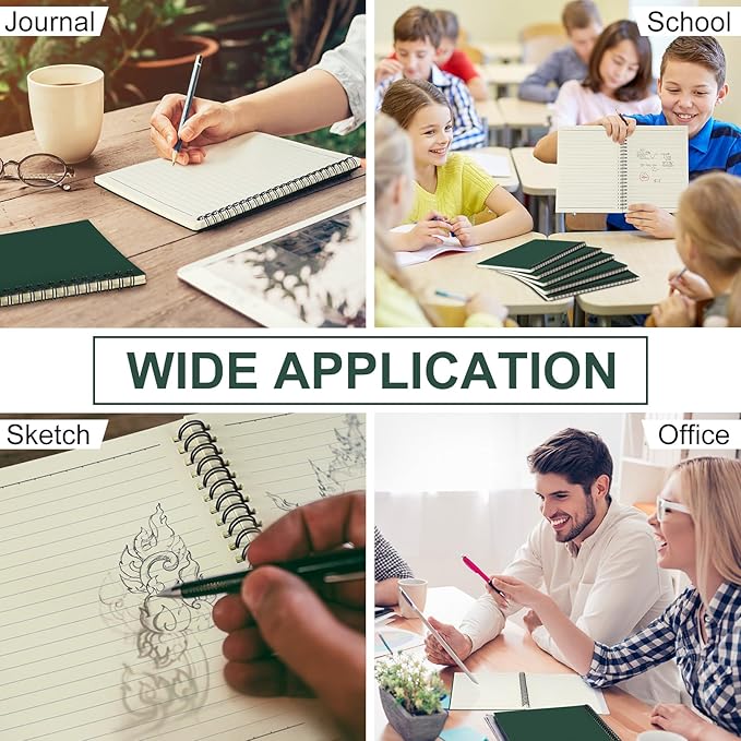 Yahenda 72 Pcs Spiral Notebook Bulk A5 Journal Lined 8.3'' x 5.5'' Writing - Image 4