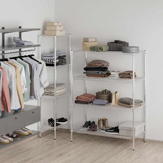 Regal Altair 24" Deep x 48" Wide x 64" Height Wire Shelving Kit | 4-Tier | NSF - Image 7