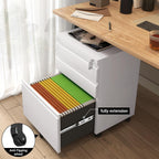 approgreent mobile file cabinet for home office, lockable, package contents
