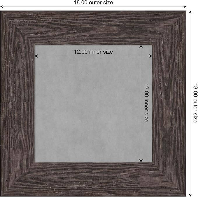Amanti Art Black Framed Magnetic Board 18x18 X-Small Vision Board - Image 4