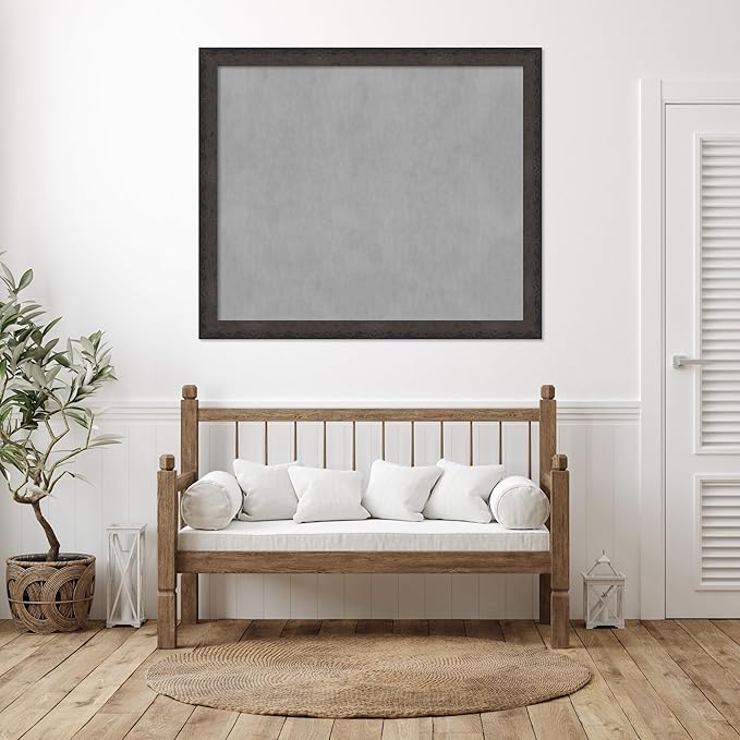 Amanti Art Black Framed Magnetic Board 45x53 Oversize Vision Board - Image 6