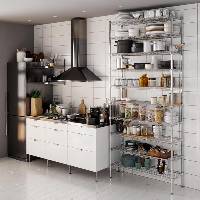 Regal Altair 14" Deep x 42" Wide x 96" Height Wire Shelving Kit | 10-Tier | NSF - Image 2