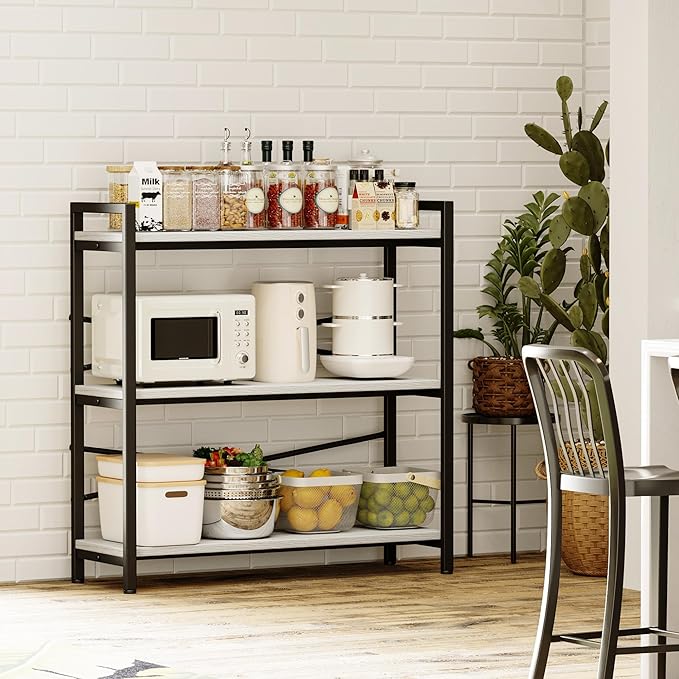 Book Shelf, 3 Tier Bookshelf 31.49" Width, Book Shelf Storage and Organization - Image 5