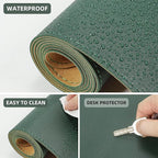 Leather Desk pad Protector, Large Desk mat - Image 5