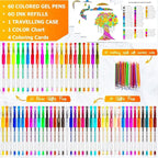Soucolor Glitter Gel Pens for Adult Coloring Books, Christmas|Birthday Gifts - Image 3