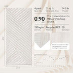 Olanglab Peel and Stick Wall Panels 4 Pack, 47.2 x 23.6 per Wall Panels - Image 2