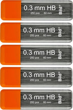 Bild Premium 1250 Leads of 0.3 mm HB Mechanical Pencil Lead Refills by Bild