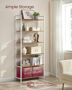 VASAGLE 6-Tier Bookshelf, Bookcase - Image 4