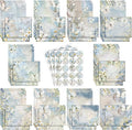TaoBary 160 Pcs Stationery Paper Set 50 Double Sided Stationery Papers by TaoBary