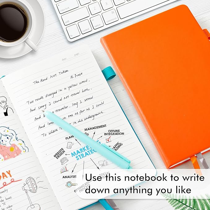 feela Notebooks Journals Bulk, Hardcover Notebook Classic Ruled Journal Set - Image 4