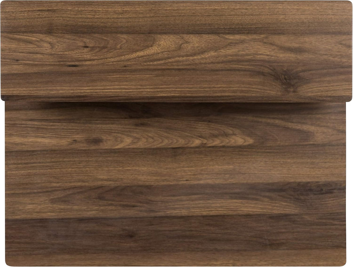Flash Furniture Clifton Rustic Walnut Computer Desk with Top and Lower Storag...