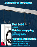 aluminum alloy freestanding bike rack for 4 bikes, close-up detail