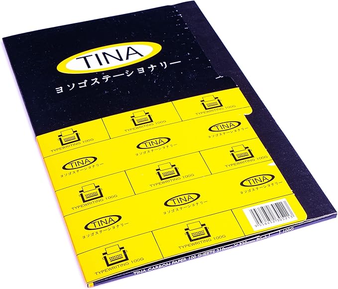 TINA Single Side Black Carbon Copy Paper by Unknown