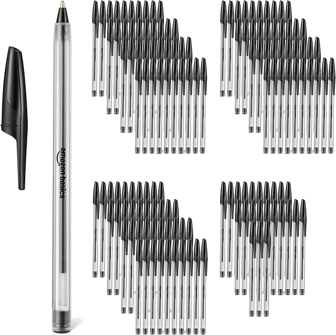 Amazon Basics Ballpoint Pens, 144 Pack by AmazonBasics