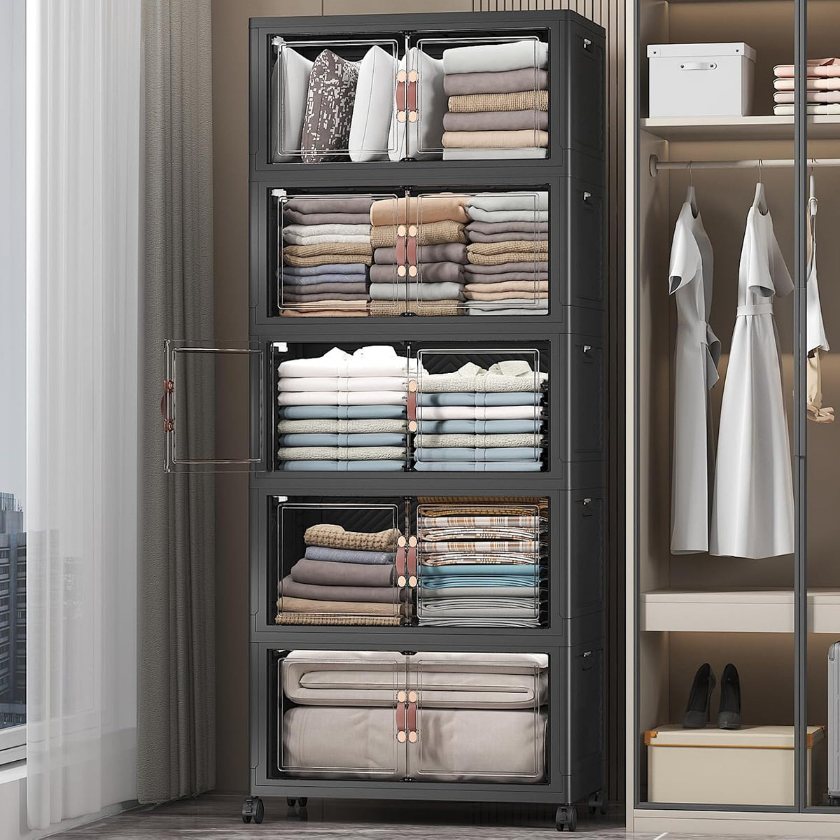 UAMFURI Extra Large Stackable Storage Bins