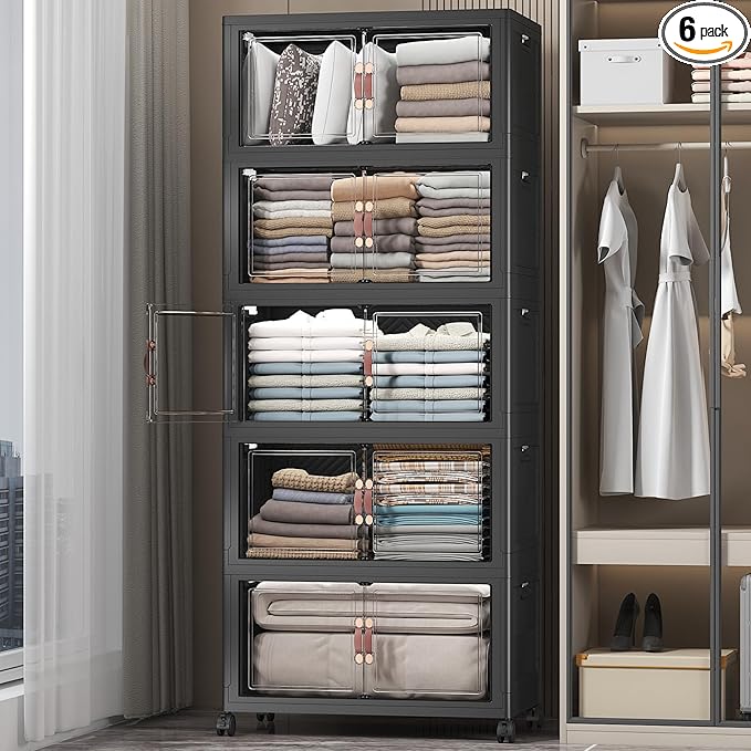 UAMFURI Extra Large Stackable Storage Bins by UAMFURIDirect