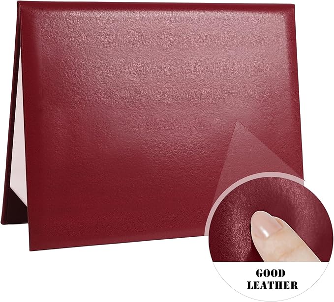 Diploma Cover 8.5” x11” Diploma Holder of Graduation Leatherette Padded - Image 2