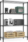 M MZG 1000 lbs 4Tier Shelf Metal Storage Shelves Wire Rack Closet Organizers by MEIGAOPLASTICANDMETALHKCOLIMITED