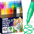 ARTISTRO 42 Acrylic Paint Pens, Art Set Acrylic Markers by ARTISTRO