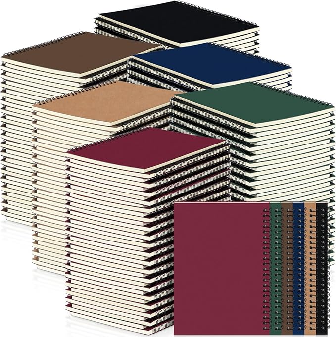 Yahenda Spiral Notebook College Ruled Journals Notebooks Lined 8.3 x 5.5 Inch by Yahenda