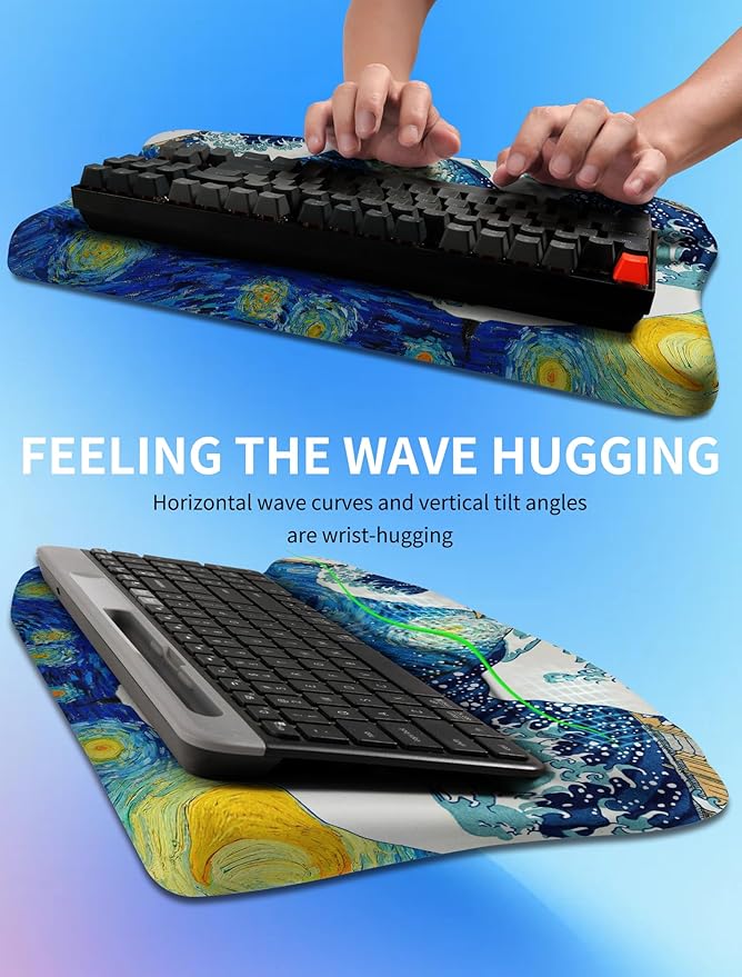KUOSGM Ergonomic Wave Wrist Rest - Image 4
